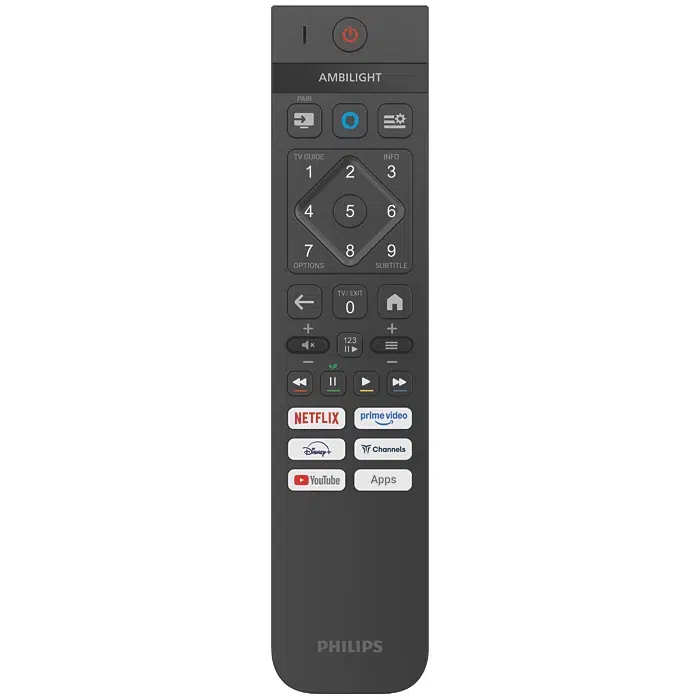PHILIPS QLED televizor 75PUS9010/12 (The One), 4K Ultra HD, TITAN OS, Smart TV, VRR 144 Hz, Ambilight, P5 Picture Engine, Dolby Vision i Dolby Atmos, Crni