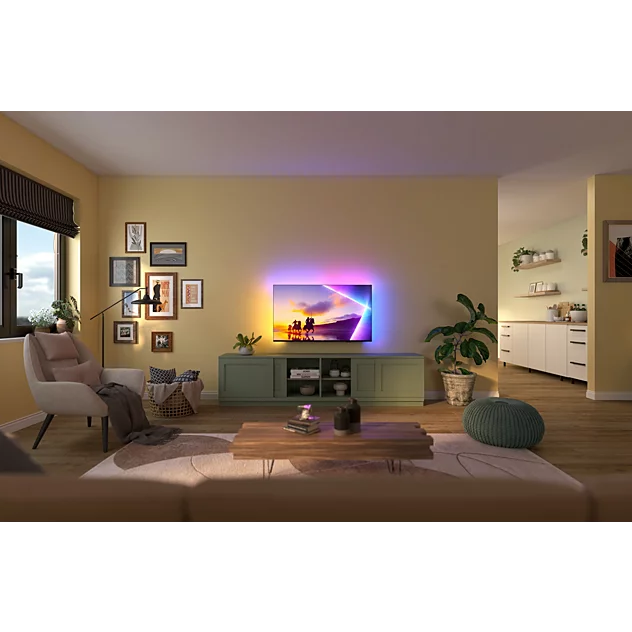 PHILIPS QLED televizor 50PUS8510/12, 4K Ultra HD, Ambilight, Smart TV, TITAN OS,Pixel Precise Ultra HD, Dolby Atmos, Crni