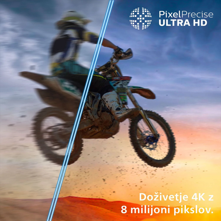 PHILIPS QLED televizor 50PUS8510/12, 4K Ultra HD, Ambilight, Smart TV, TITAN OS,Pixel Precise Ultra HD, Dolby Atmos, Crni
