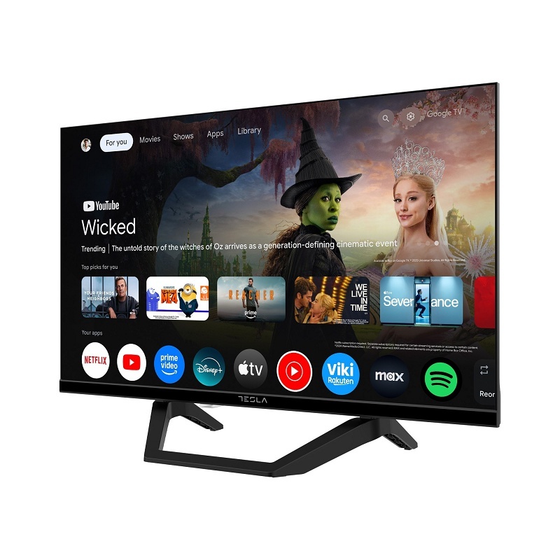 Tesla LED televizor 24E655BHS, HD Ready, Smart TV, Google, DC Adapter za automobil 12V, Crni