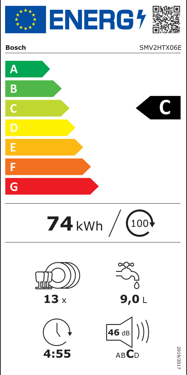 Bosch perilica posuđa SMV2HTX06E