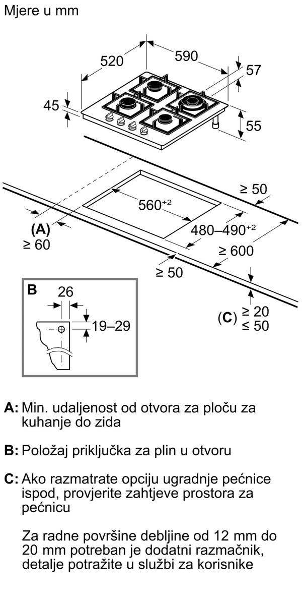 Bosch ploča PNH6B6K40