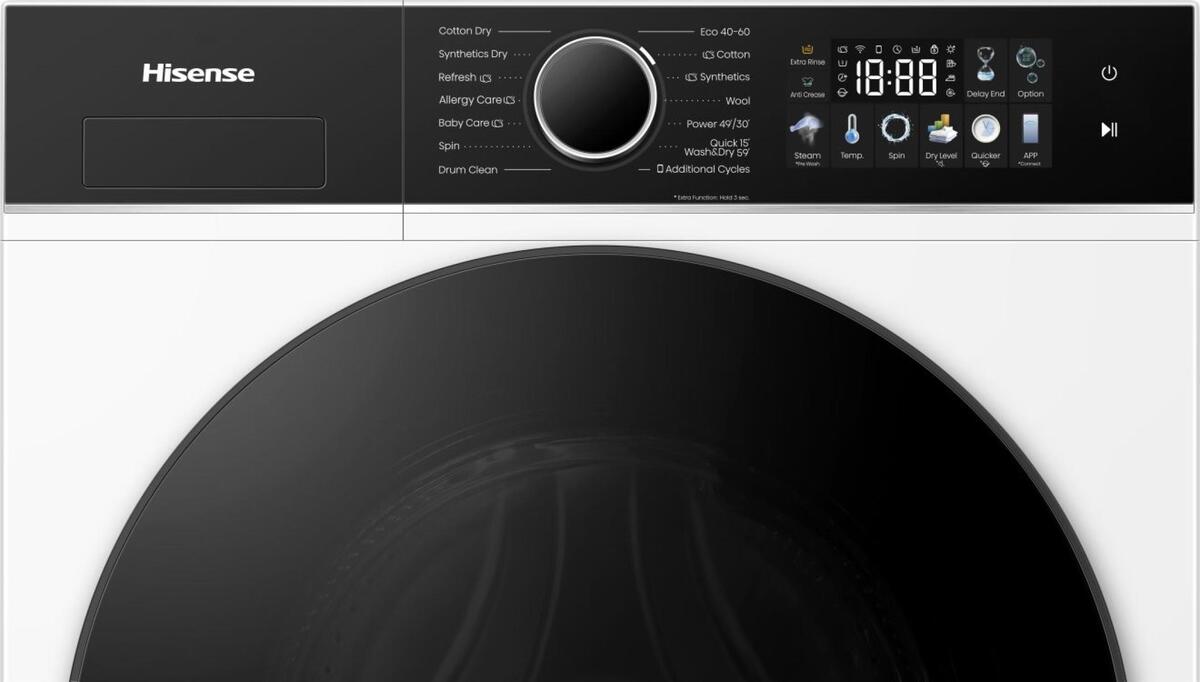 Hisense perilica-sušilica WD3I8043BWF2
