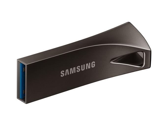 Samsung USB 64GB BAR PlusUSB 3.1, Titan sivaRead up to 400MBs, 5-proof protection