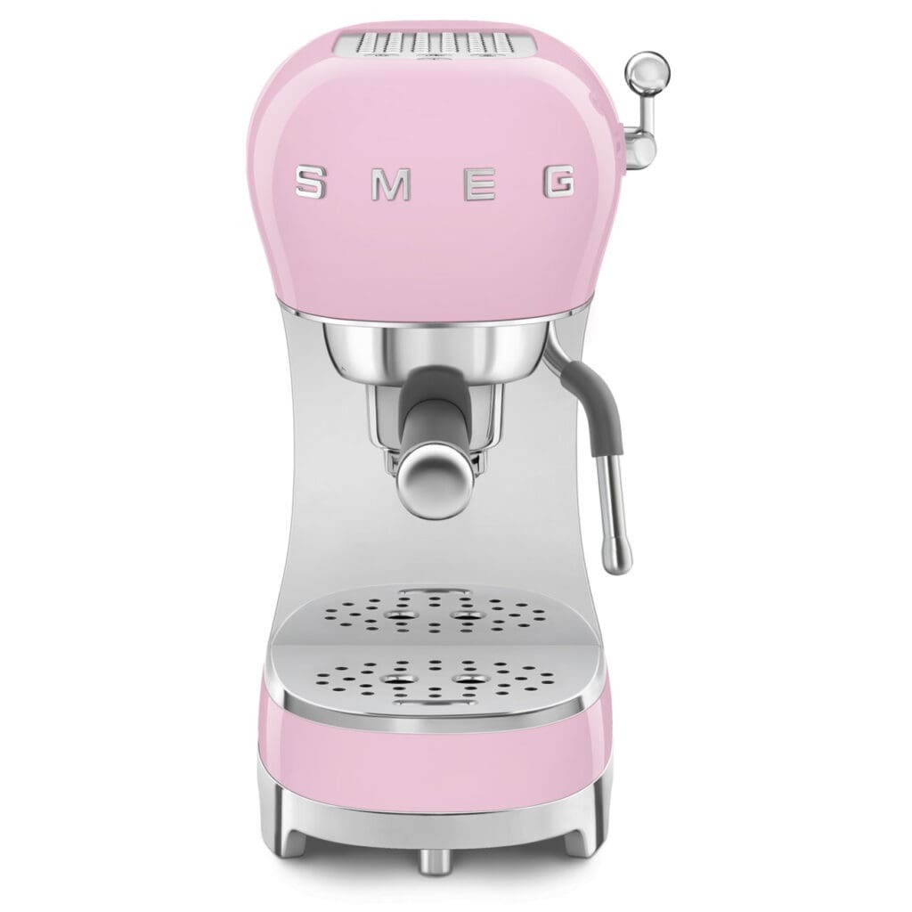 Smeg aparat za espresso kafu ECF02PKEU, ručni, rozi