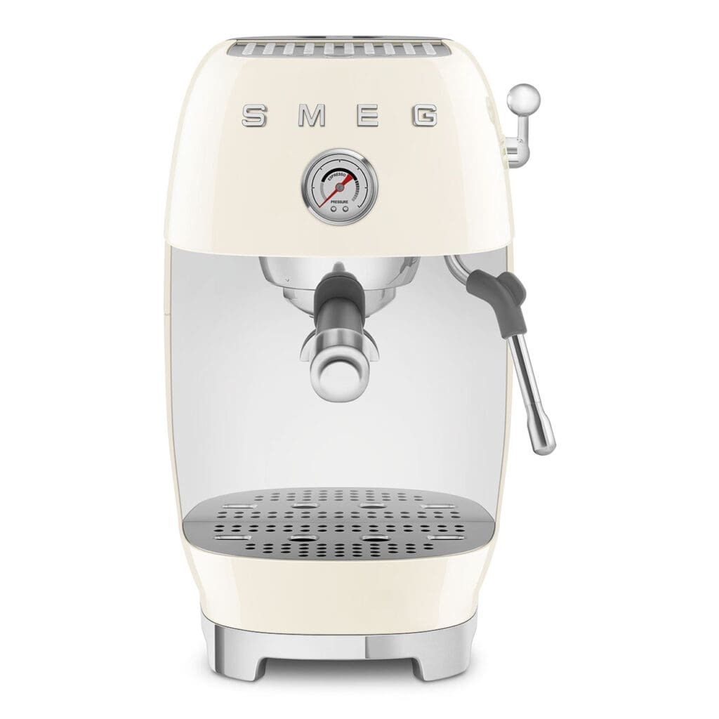 Smeg aparat za espresso kafu ECF03CREU, ručni, krem