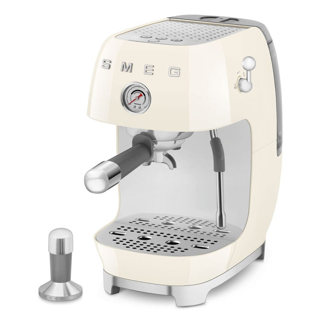Smeg aparat za espresso kafu ECF03CREU, ručni, krem