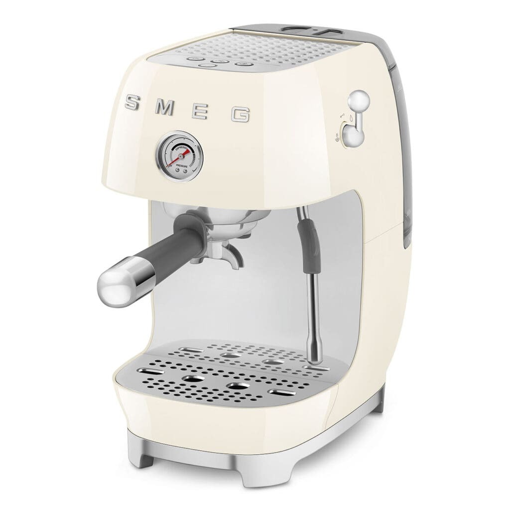 Smeg aparat za espresso kafu ECF03CREU, ručni, krem