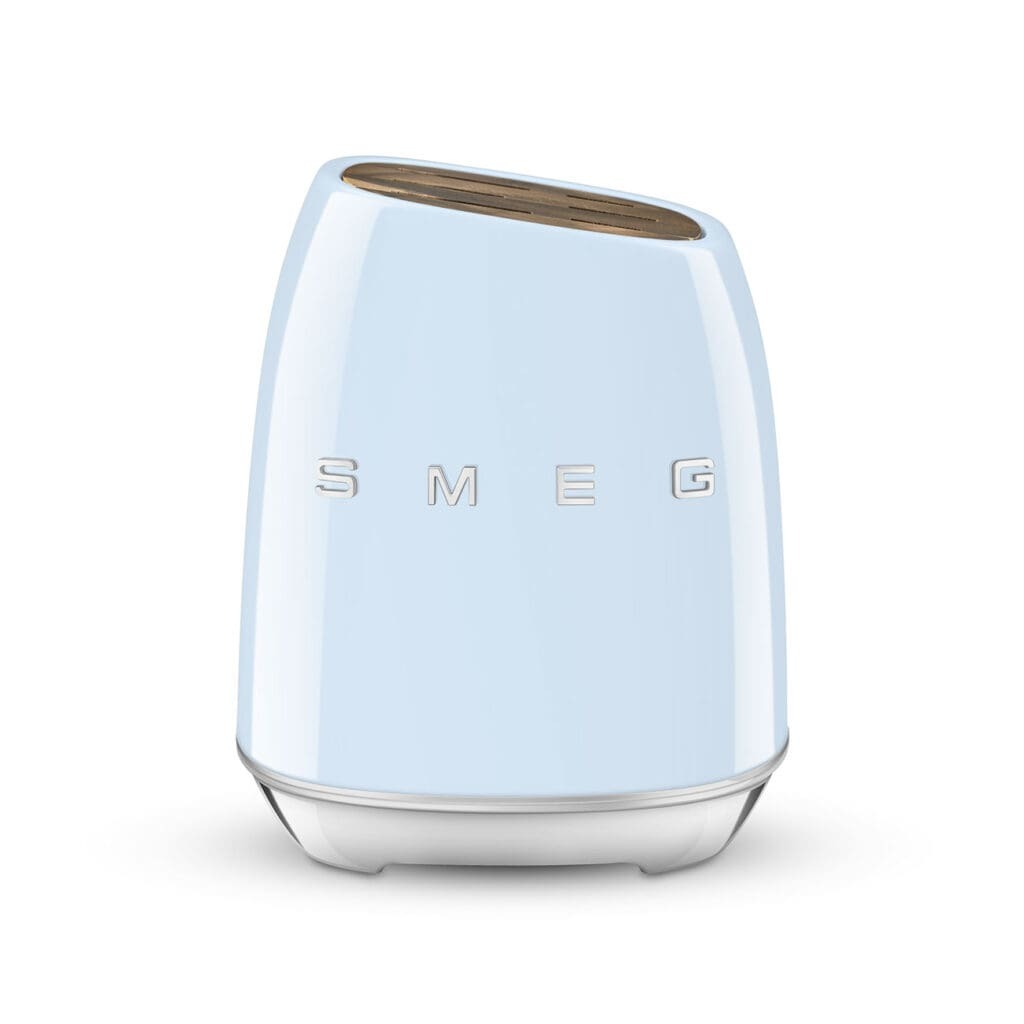 Smeg set noževa u bloku KBSF02PB, pastelno plavi