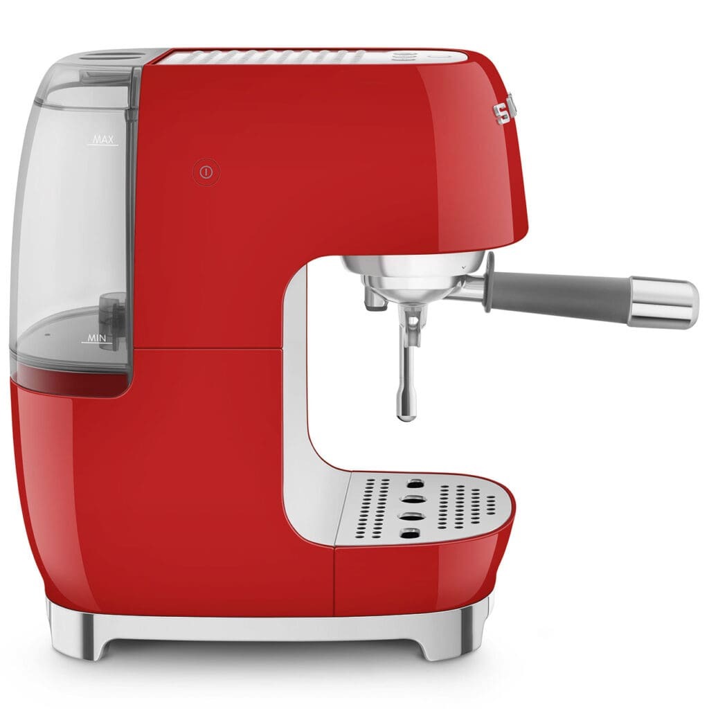 Smeg aparat za espresso kafu ECF03RDEU, ručni, crvena
