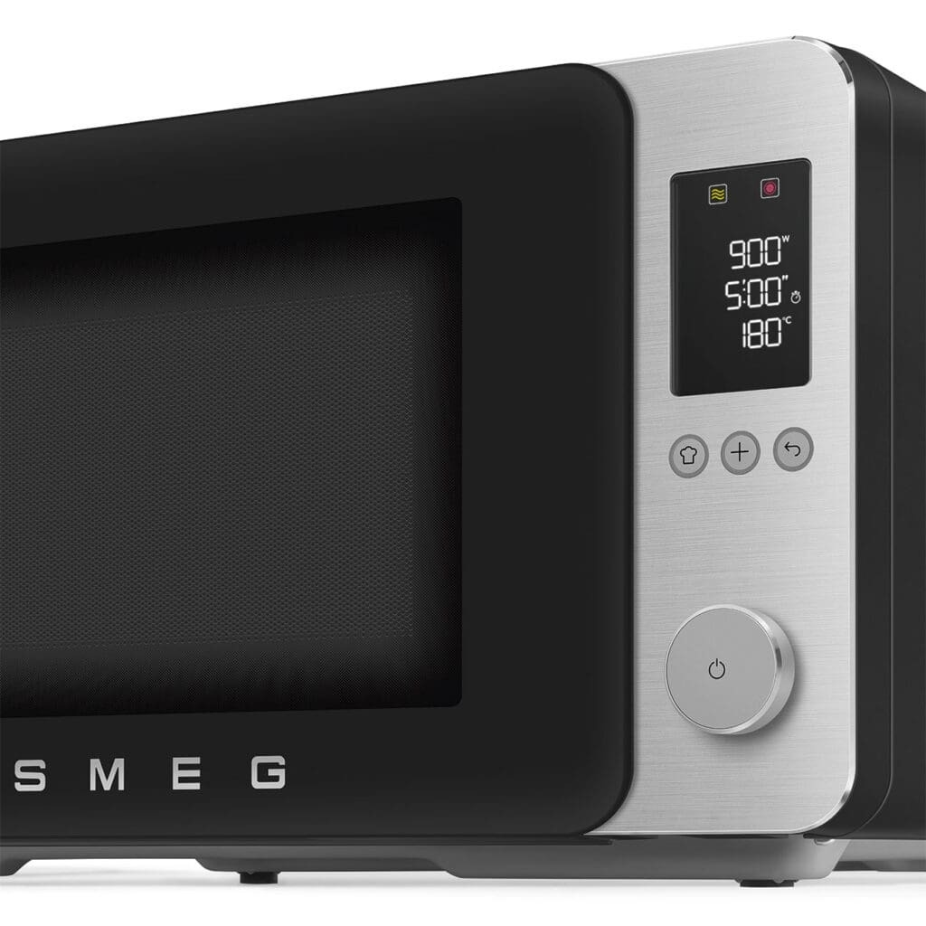Smeg mikrovalna pećnica MOC02BLMEU, crna