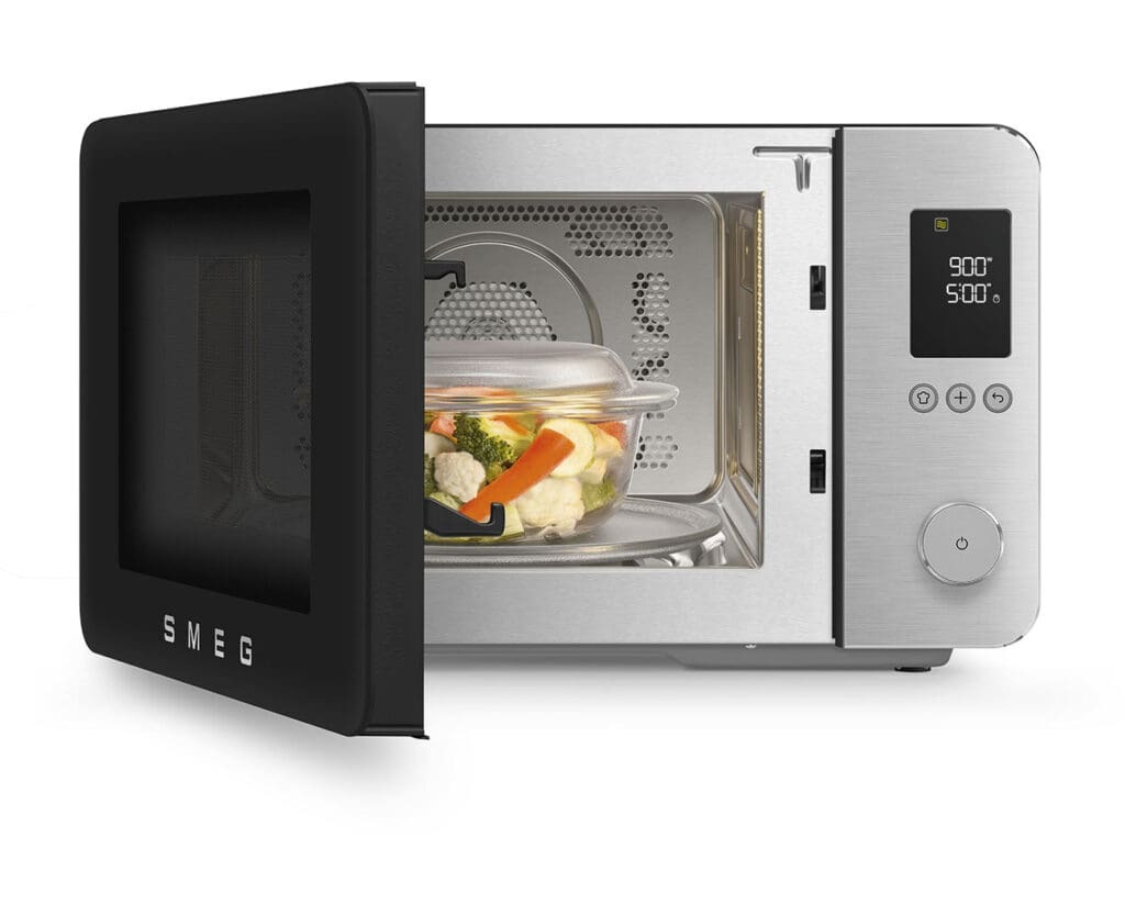 Smeg mikrovalna pećnica MOC02BLMEU, crna