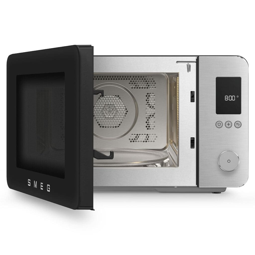 Smeg mikrovalna pećnica MOC02BLMEU, crna