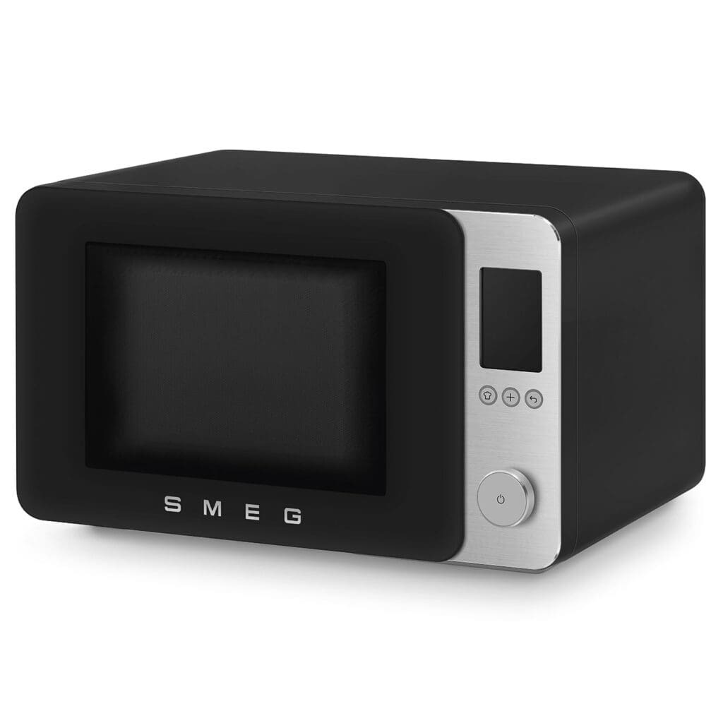 Smeg mikrovalna pećnica MOC02BLMEU, crna