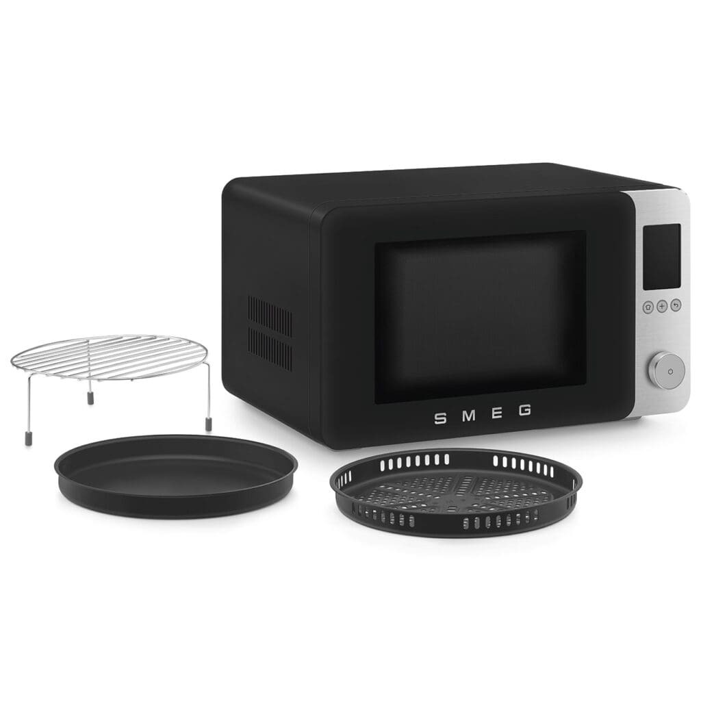 Smeg mikrovalna pećnica MOC02BLMEU, crna