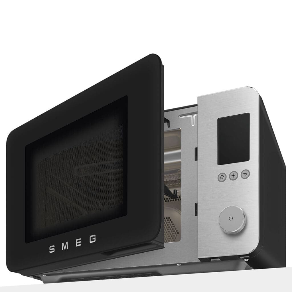 Smeg mikrovalna pećnica MOC02BLMEU, crna