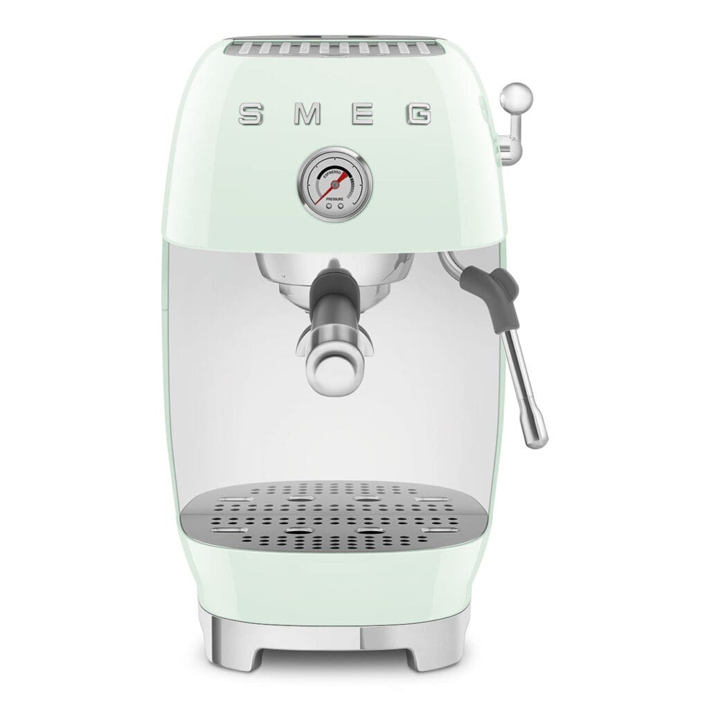 Smeg aparat za espresso kafu ECF03PGEU, ručni, pastelno zeleni