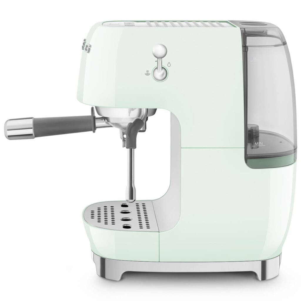 Smeg aparat za espresso kafu ECF03PGEU, ručni, pastelno zeleni
