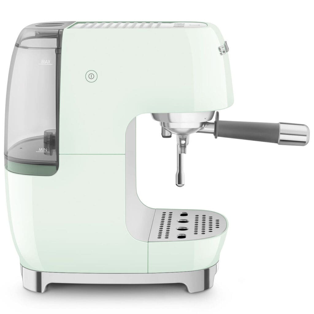 Smeg aparat za espresso kafu ECF03PGEU, ručni, pastelno zeleni