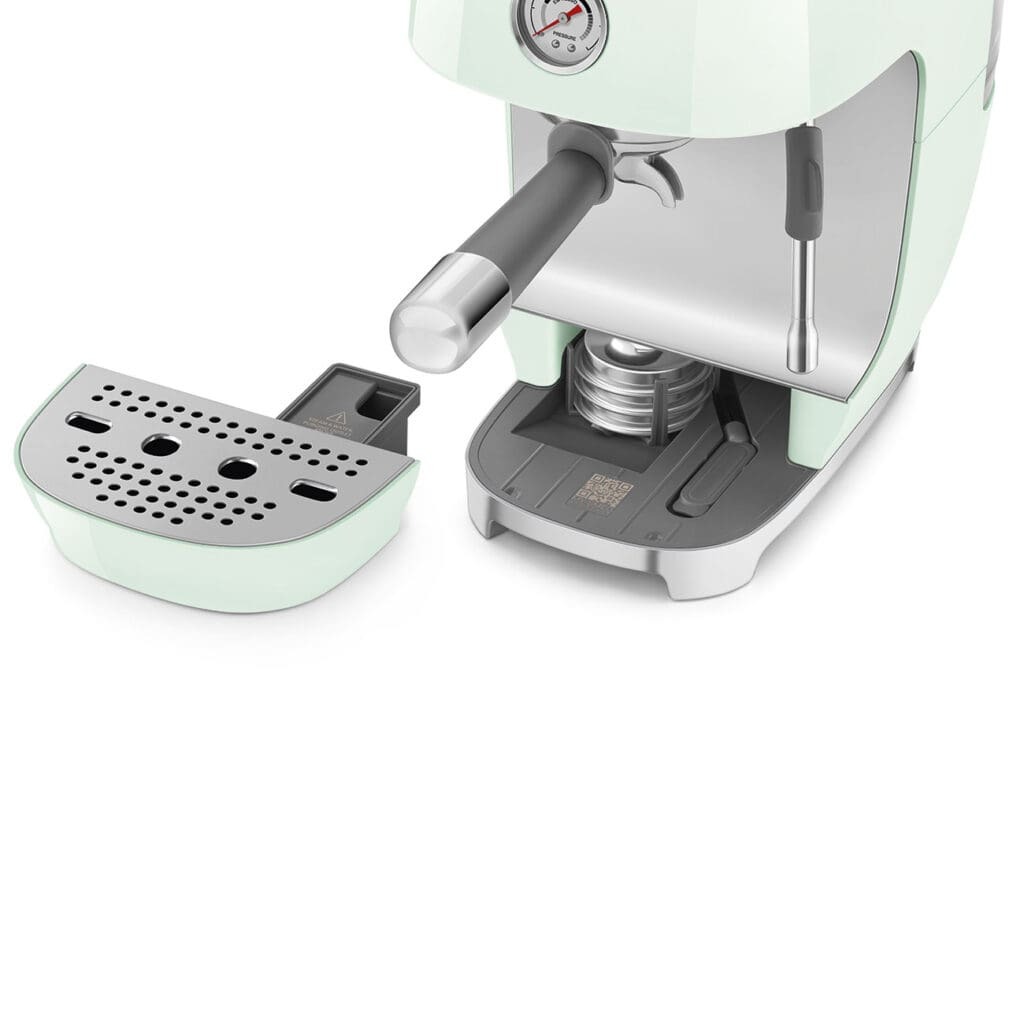 Smeg aparat za espresso kafu ECF03PGEU, ručni, pastelno zeleni