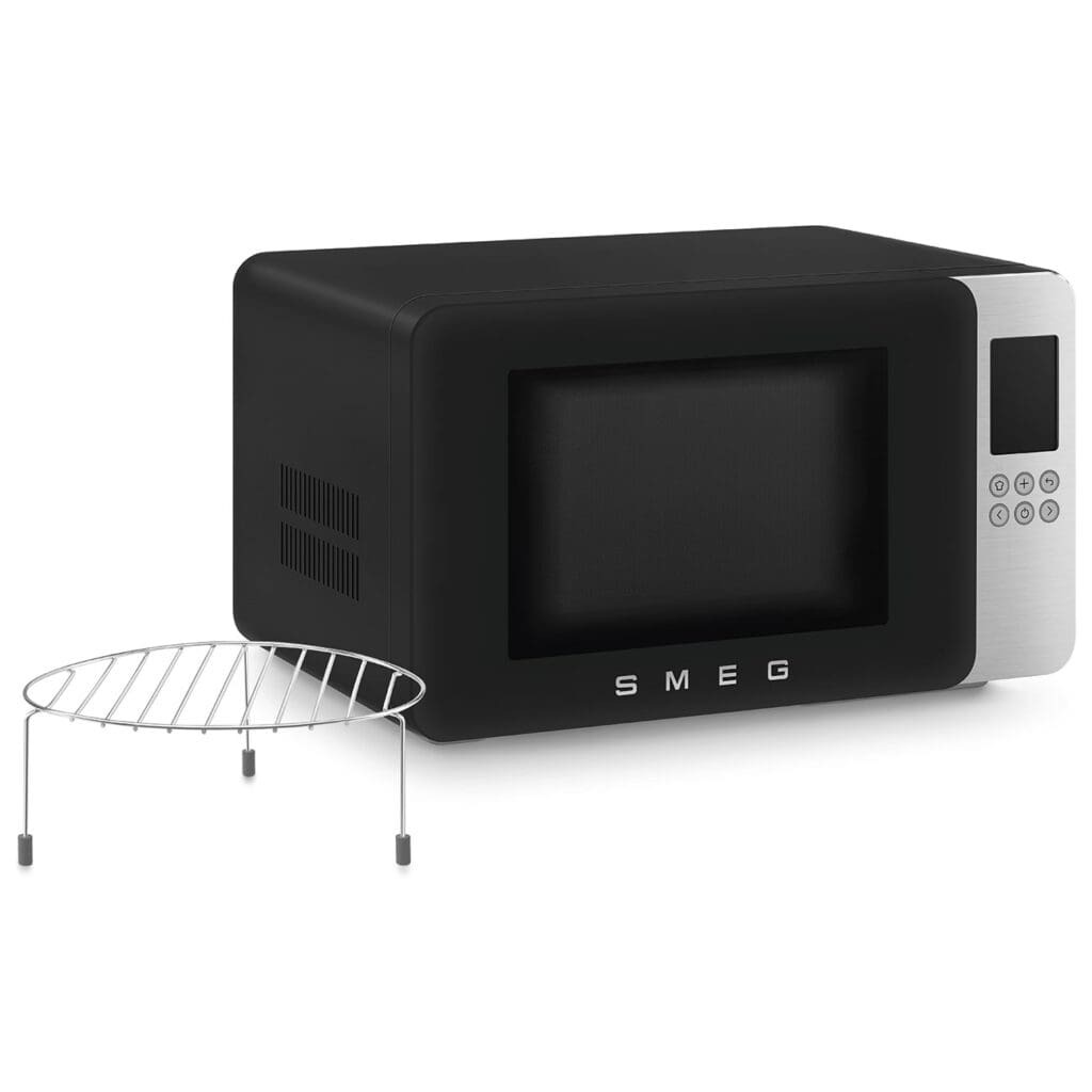 Smeg mikrovalna pećnica MOC01BLMEU, crna