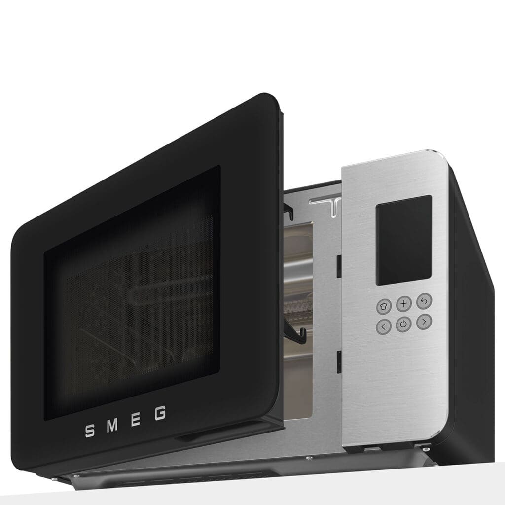 Smeg mikrovalna pećnica MOC01BLMEU, crna