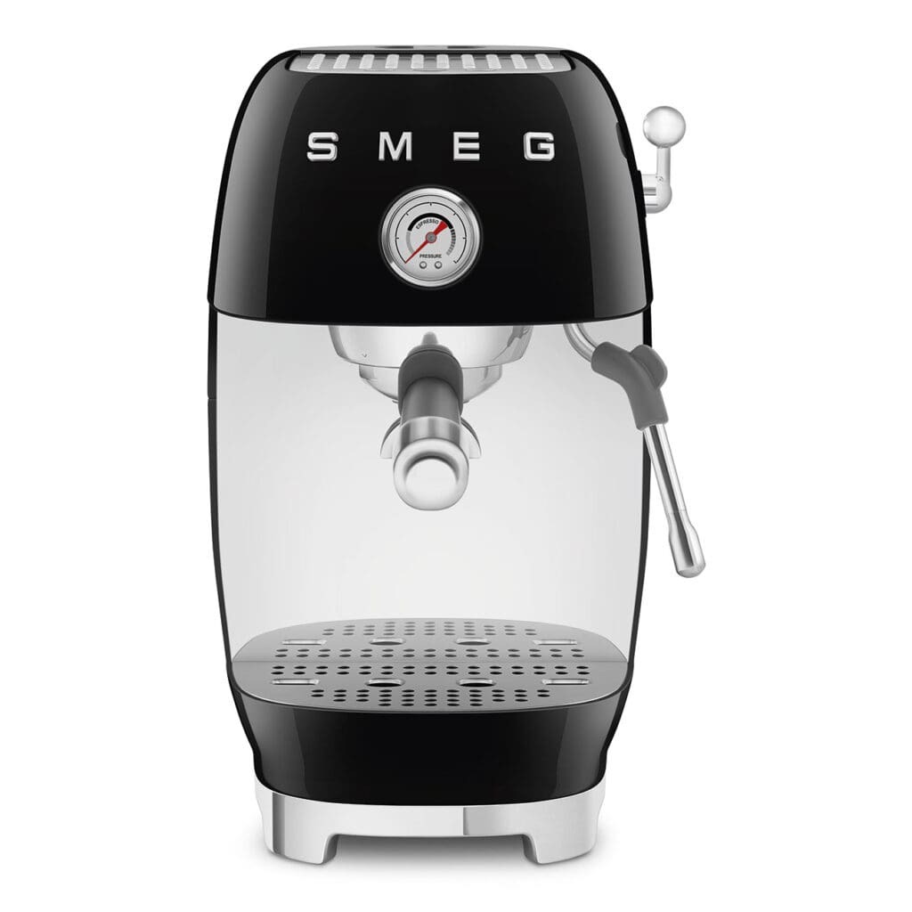 Smeg aparat za espresso kafu ECF03BLEU, ručni, crna