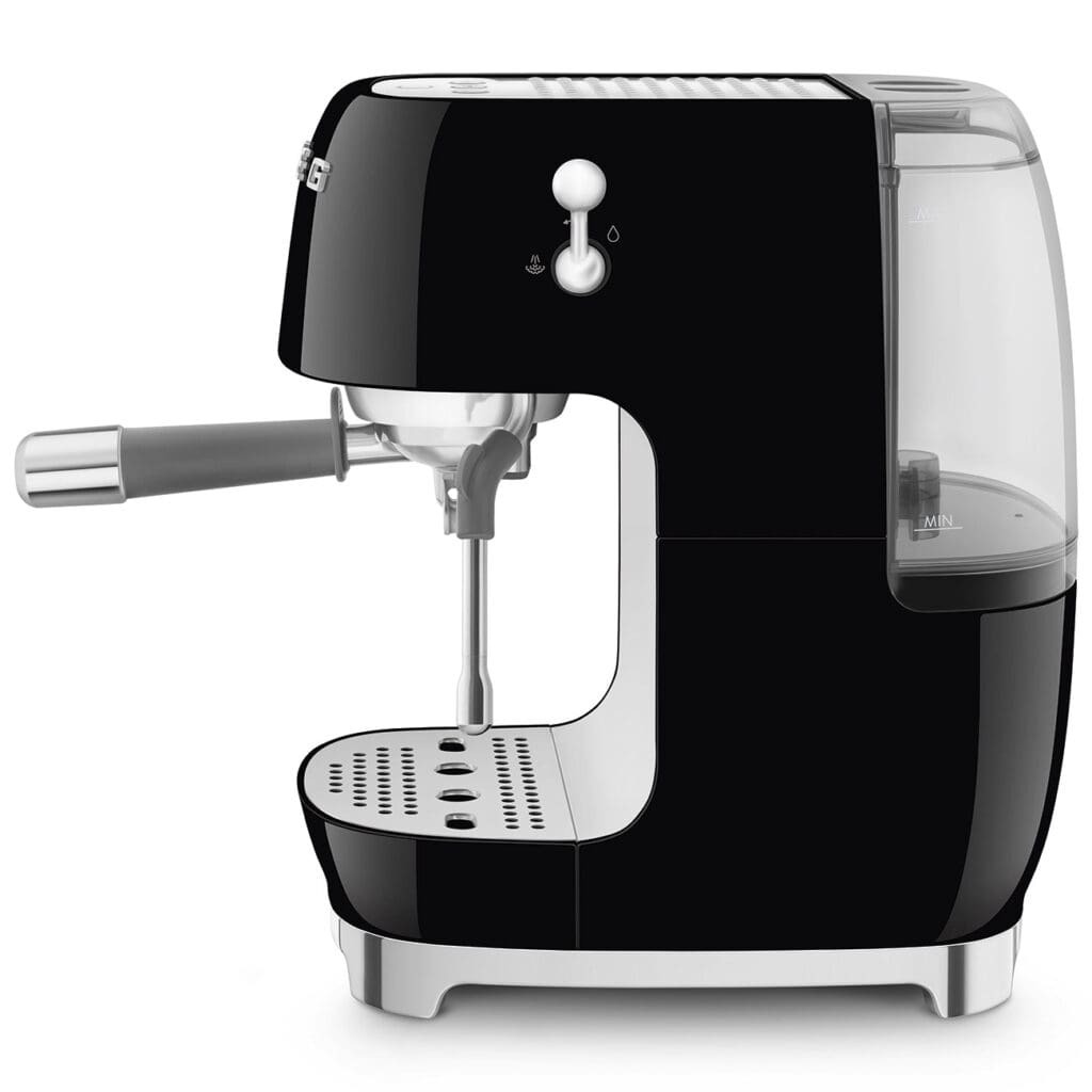 Smeg aparat za espresso kafu ECF03BLEU, ručni, crna
