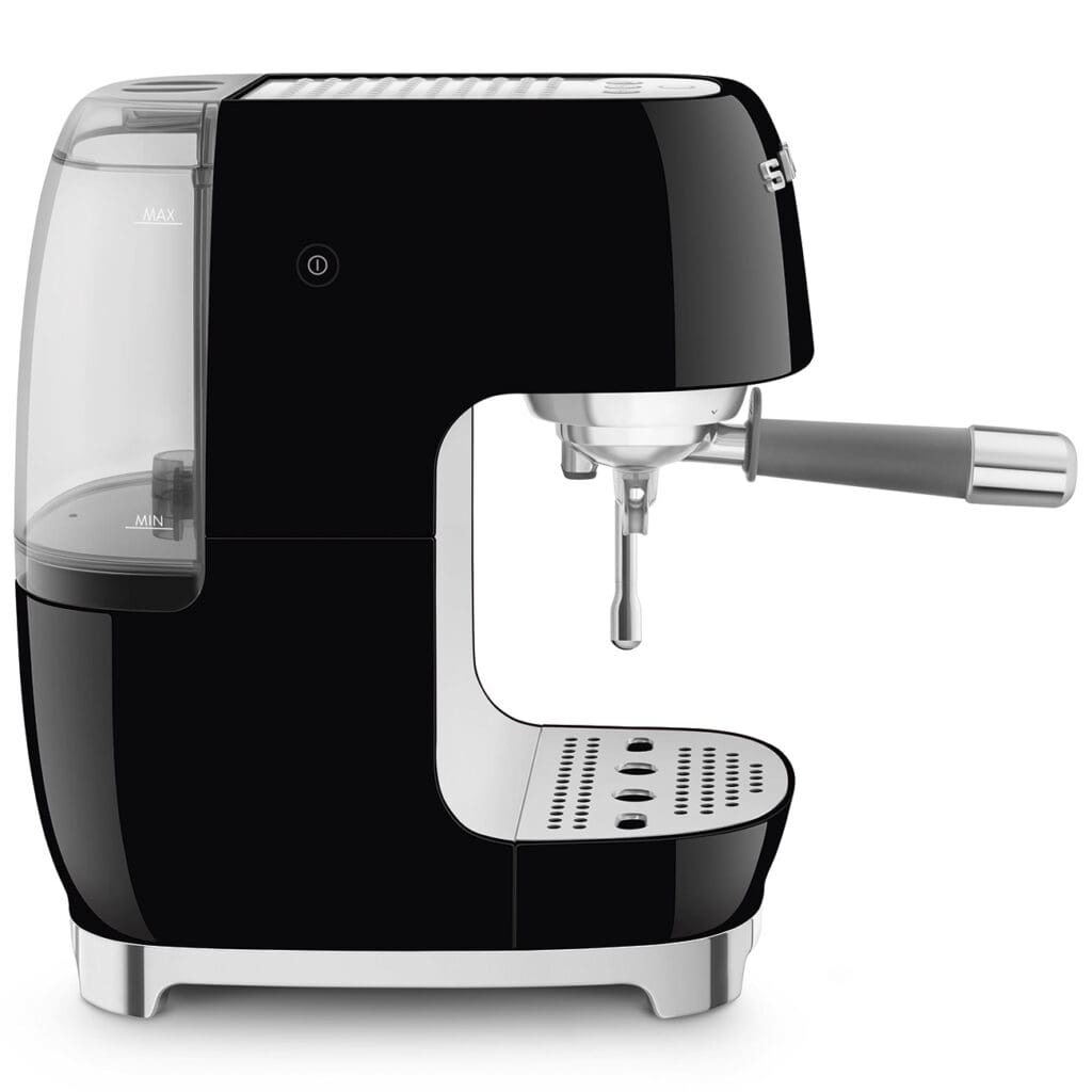 Smeg aparat za espresso kafu ECF03BLEU, ručni, crna