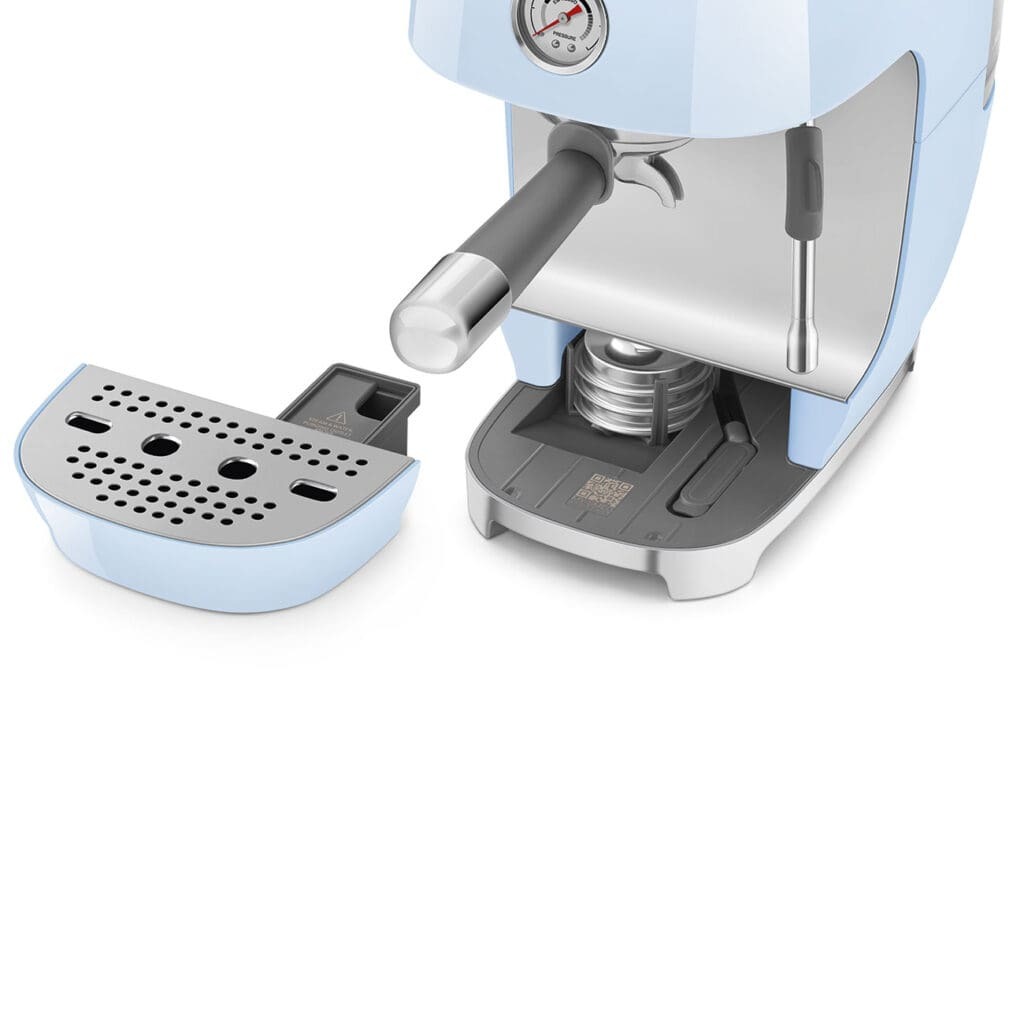 Smeg aparat za espresso kafu ECF03PBEU, ručni, pastelno plavi