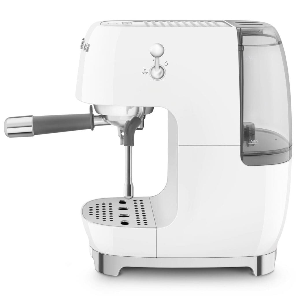Smeg aparat za espresso kafu ECF03WHEU, ručni, bijela