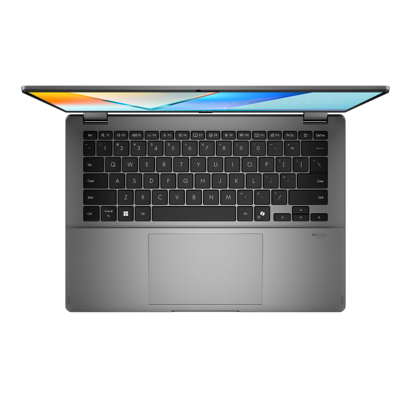 ASUS laptop Vivobook Flip 14 TP3407SA-SG155W, 90NB14Y1-M00HR0, 14" WUXGA OLED Touch, Intel Core Ultra 7 258V, 32GB LPDDR5X, 1TB SSD, Intel Arc Graphics, Windows 11 Home