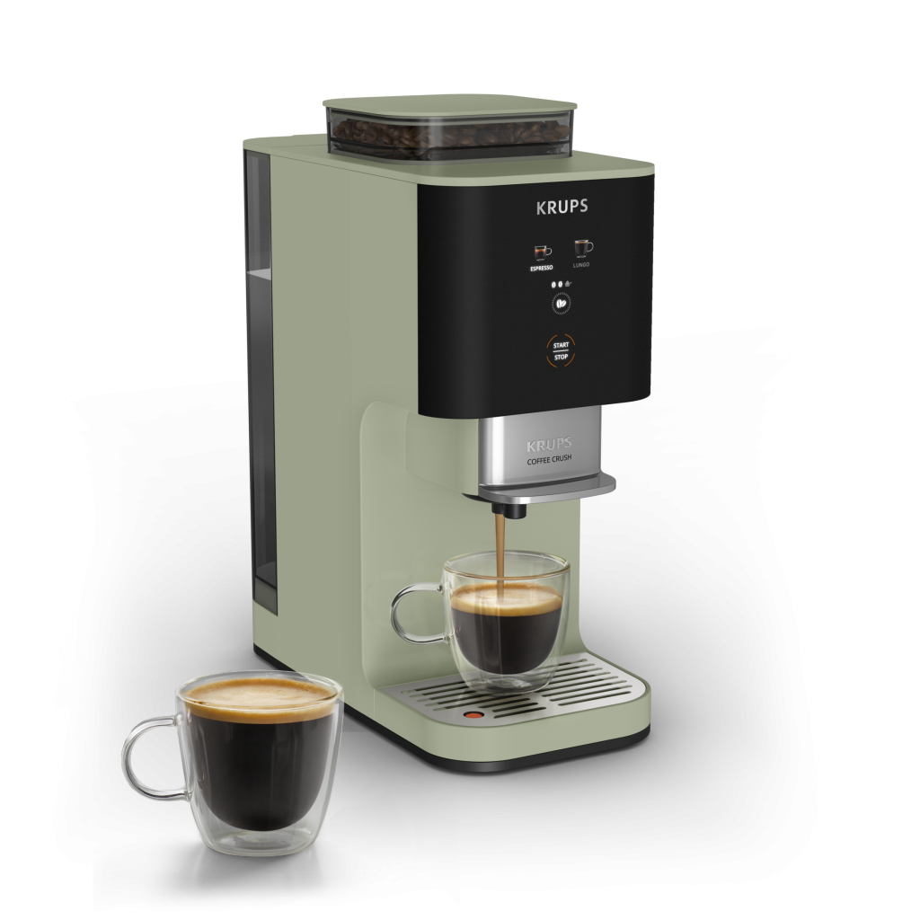 KRUPS aparat za espresso kafu SA401LE0 Coffee Crush, automatski, zeleni