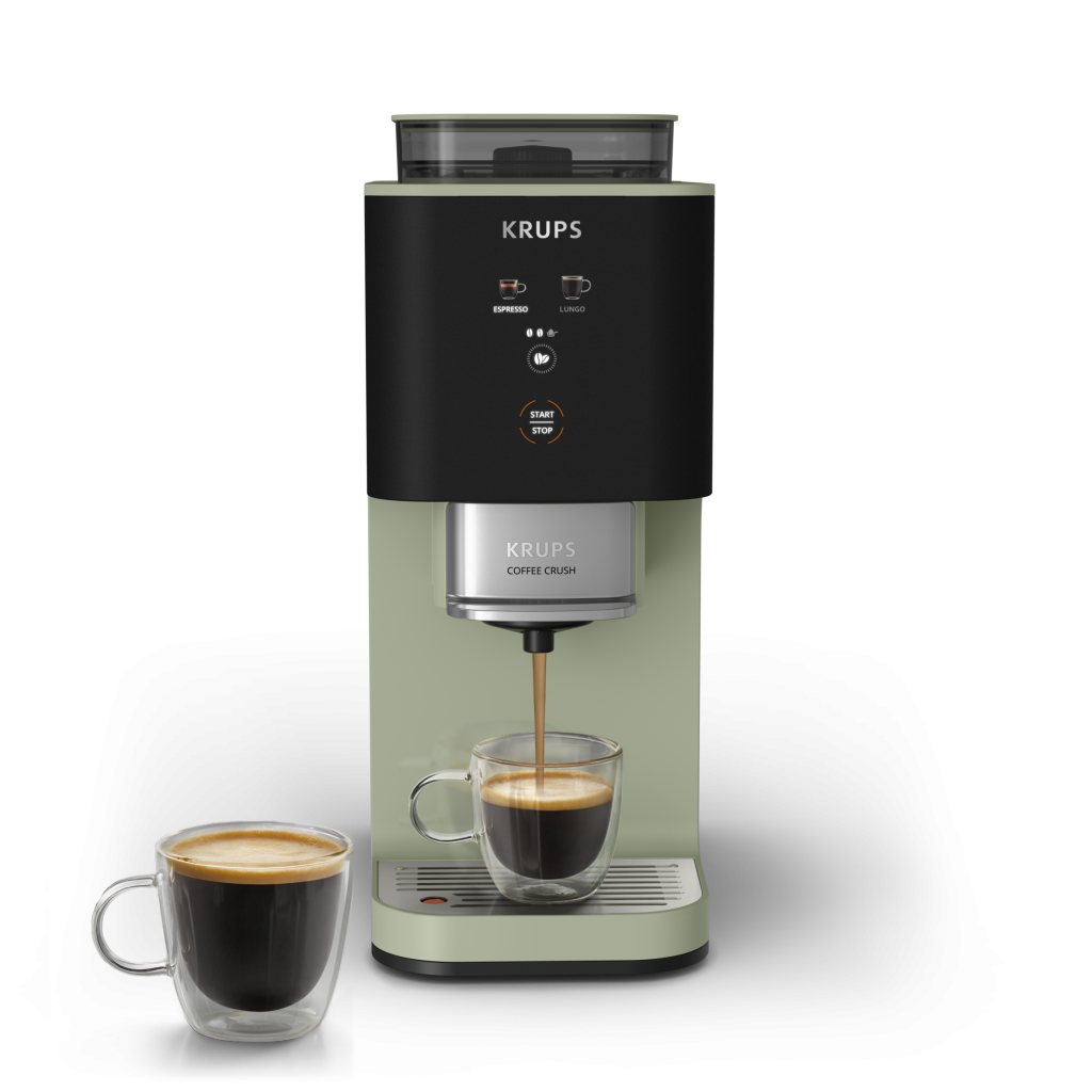 KRUPS aparat za espresso kafu SA401LE0 Coffee Crush, automatski, zeleni
