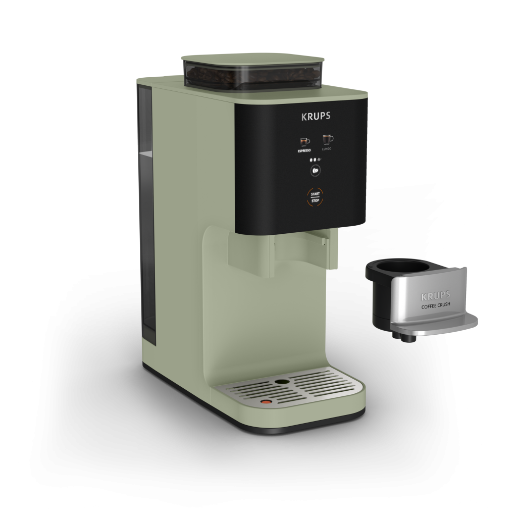 KRUPS aparat za espresso kafu SA401LE0 Coffee Crush, automatski, zeleni