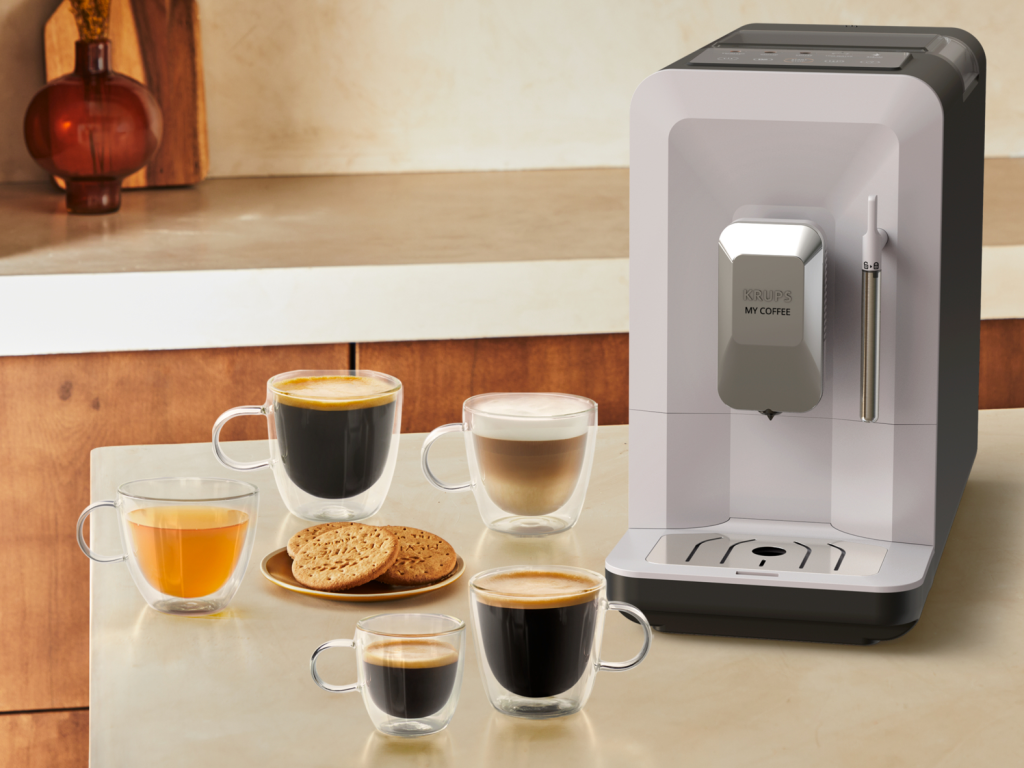KRUPS aparat za espresso kafu EA201BE0 My Coffee+, automatski, sivi