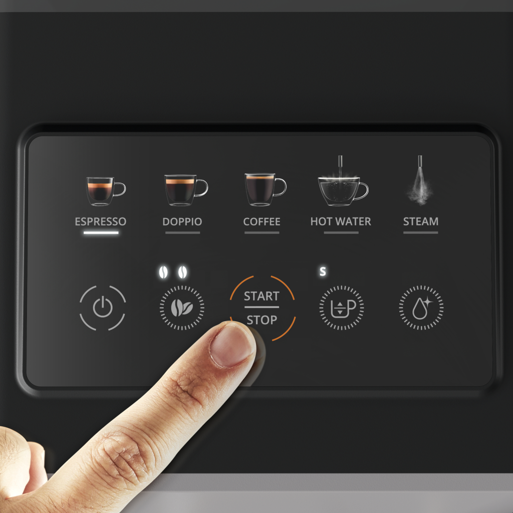 KRUPS aparat za espresso kafu EA201BE0 My Coffee+, automatski, sivi