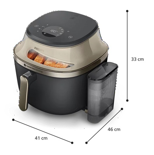 PHILIPS friteza na vrući zrak NA547/07 s funkcijom kuhanja na paru, 2000 W, 7.2 L