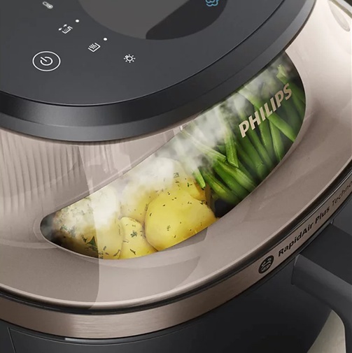 PHILIPS friteza na vrući zrak NA547/07 s funkcijom kuhanja na paru, 2000 W, 7.2 L