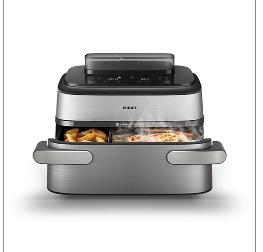 PHILIPS friteza na vrući zrak NA565/02 s funkcijom kuhanja na paru, 2750 W, 9.5 L