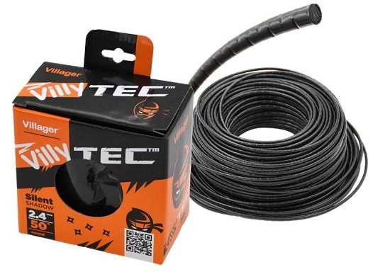 Villager silk za trimer 2.4mm x 50m okrugla nit VillyTec black silent 083674