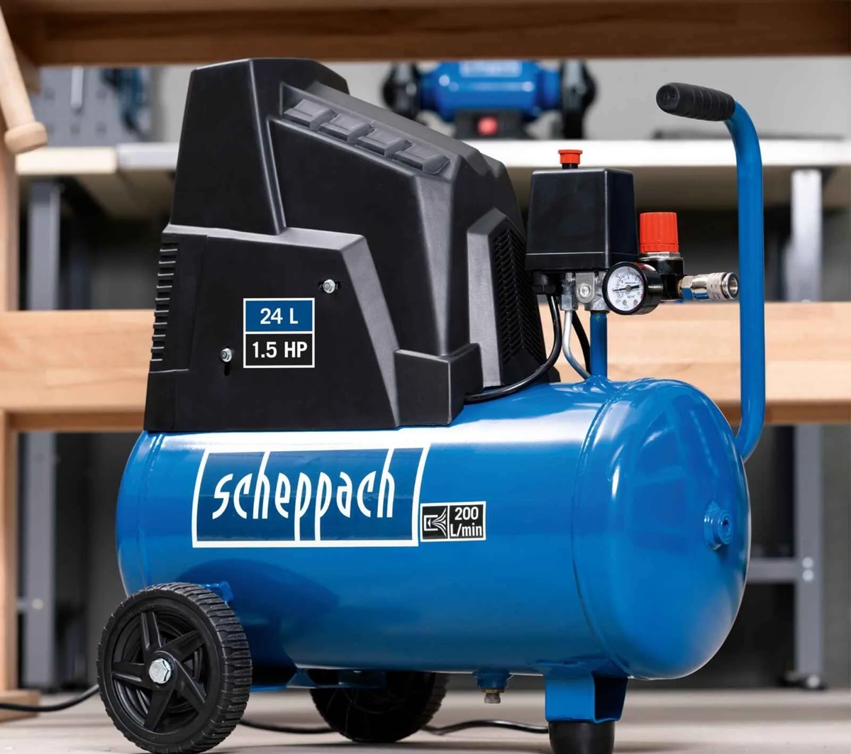 Scheppach HC26 kompresor 24L 1500W 8 bar