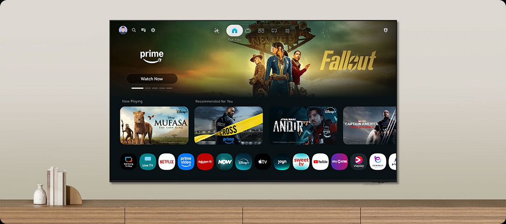 SAMSUNG MiniLED televizor UE75M80HAUXXH, 4K Ultra HD, Smart TV, Tizen™, NQ4 AI Gen2 procesor, Motion Xcelerator 144Hz, AI Football Mode, Crni