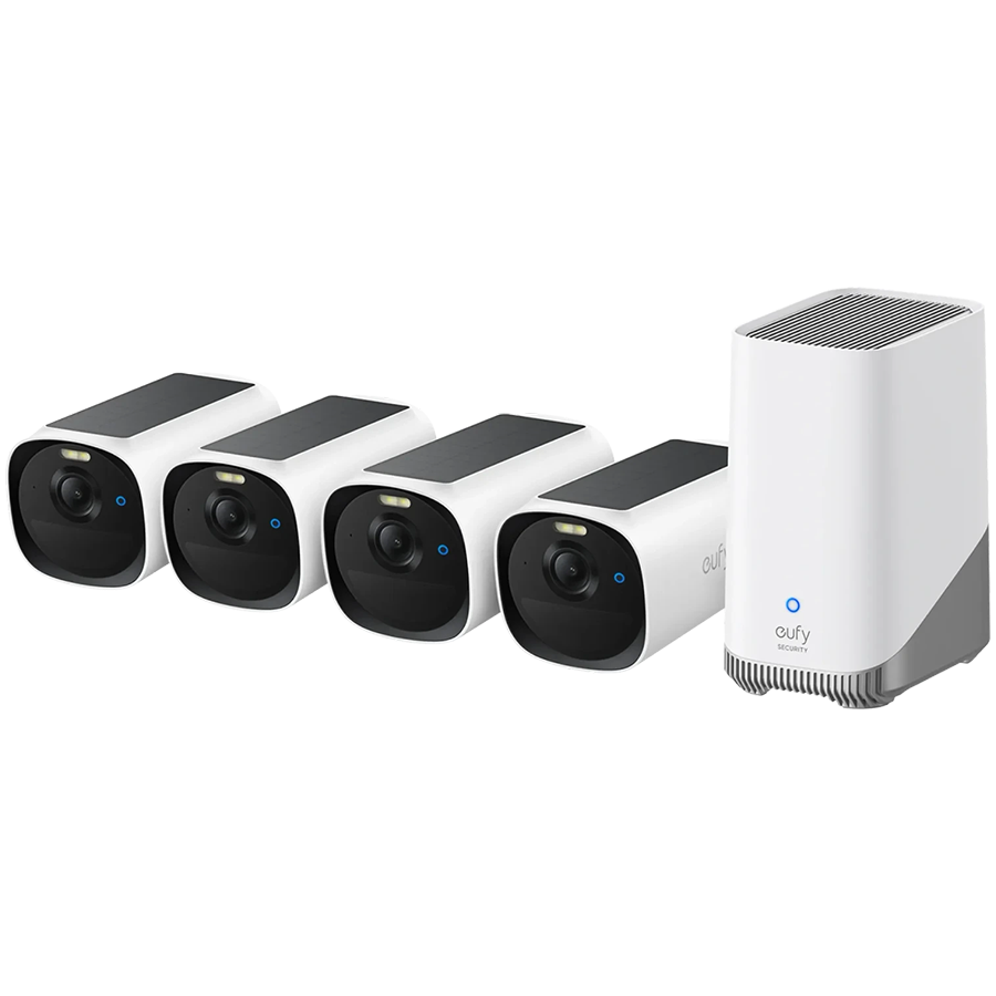 Anker, eufy Cam E40 4-Cam Kit (HomeBase S380) White