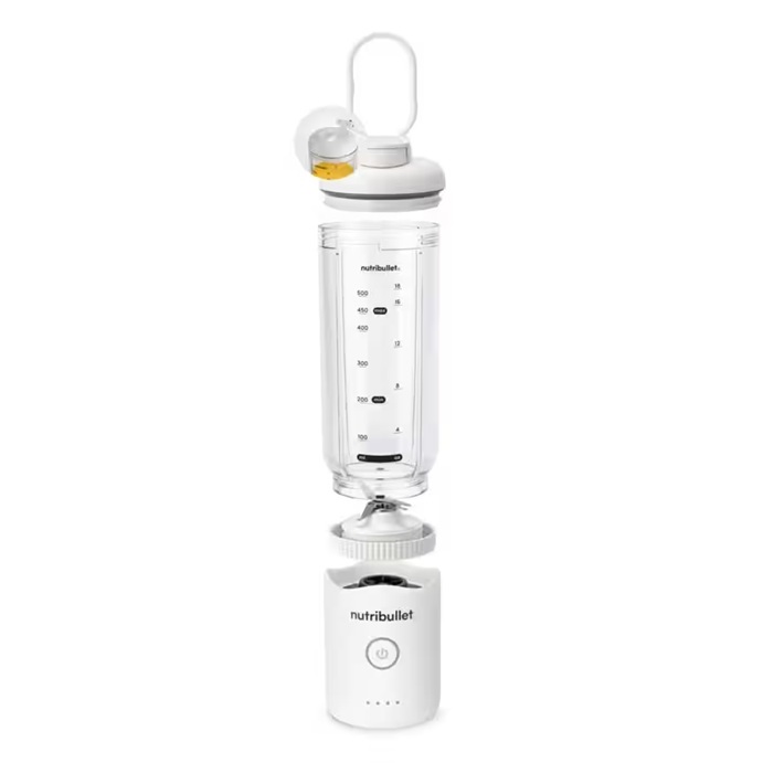 Nutribullet prijenosni blender NBP013W, 7.4 V, 590 mL, bijeli