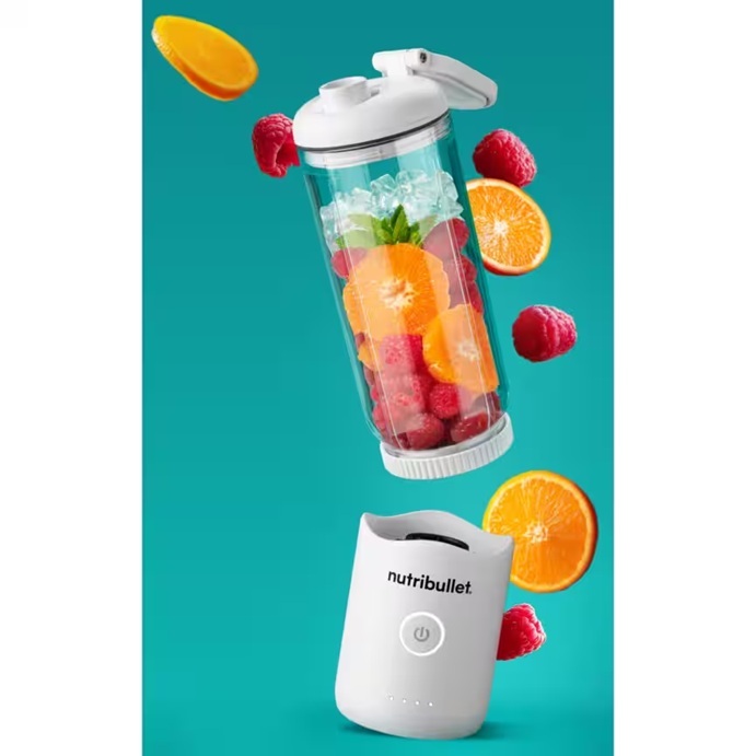 Nutribullet prijenosni blender NBP013W, 7.4 V, 590 mL, bijeli