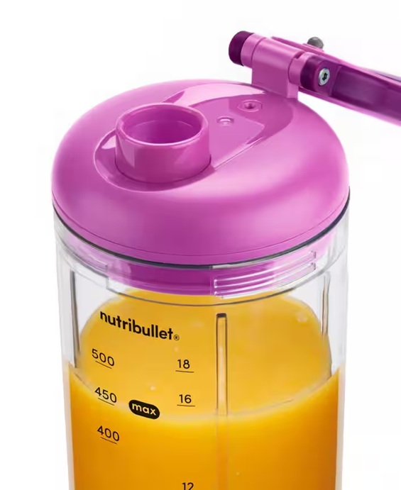Nutribullet prijenosni blender NBP013VT, 7.4 V, 590 mL, ljubičasti