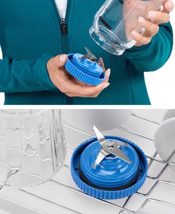 Nutribullet prijenosni blender NBP013BL, 7.4 V, 590 mL, plavi