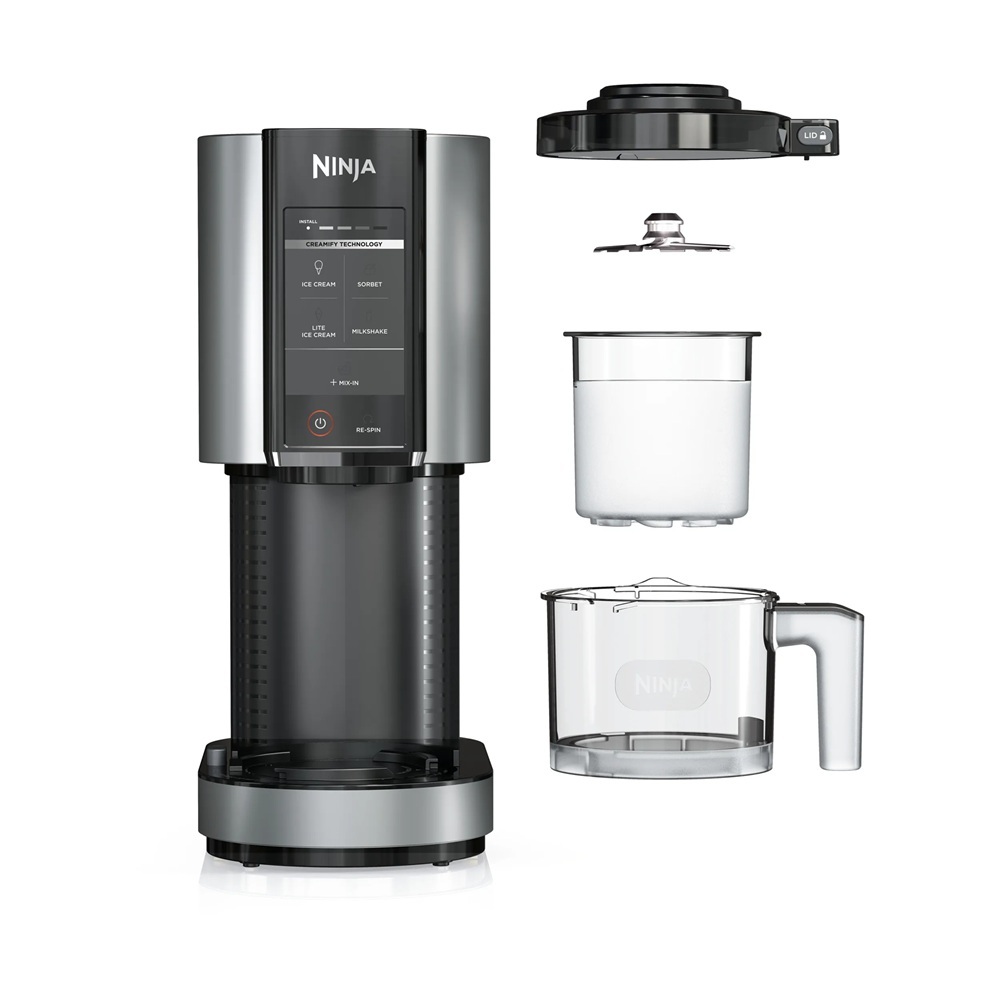 Ninja aparat za sladoled NC302EU CREAMi, 800 W, 7 programa, crno-srebrni