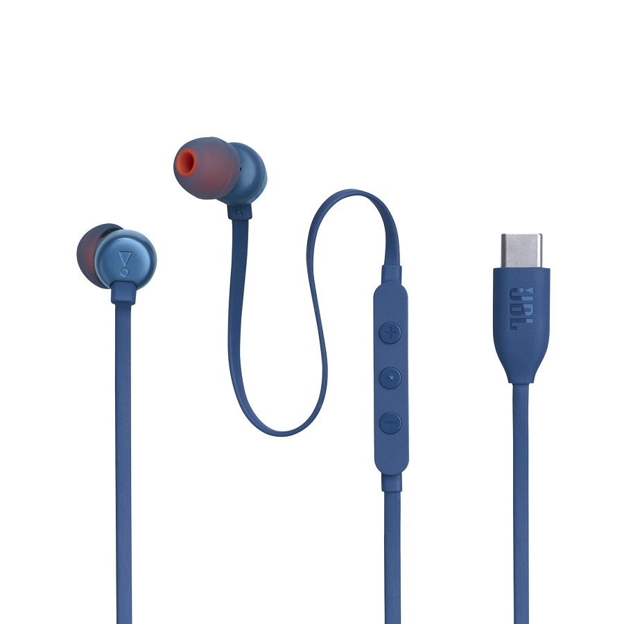 Slušalice JBL T310C USB-C plave
